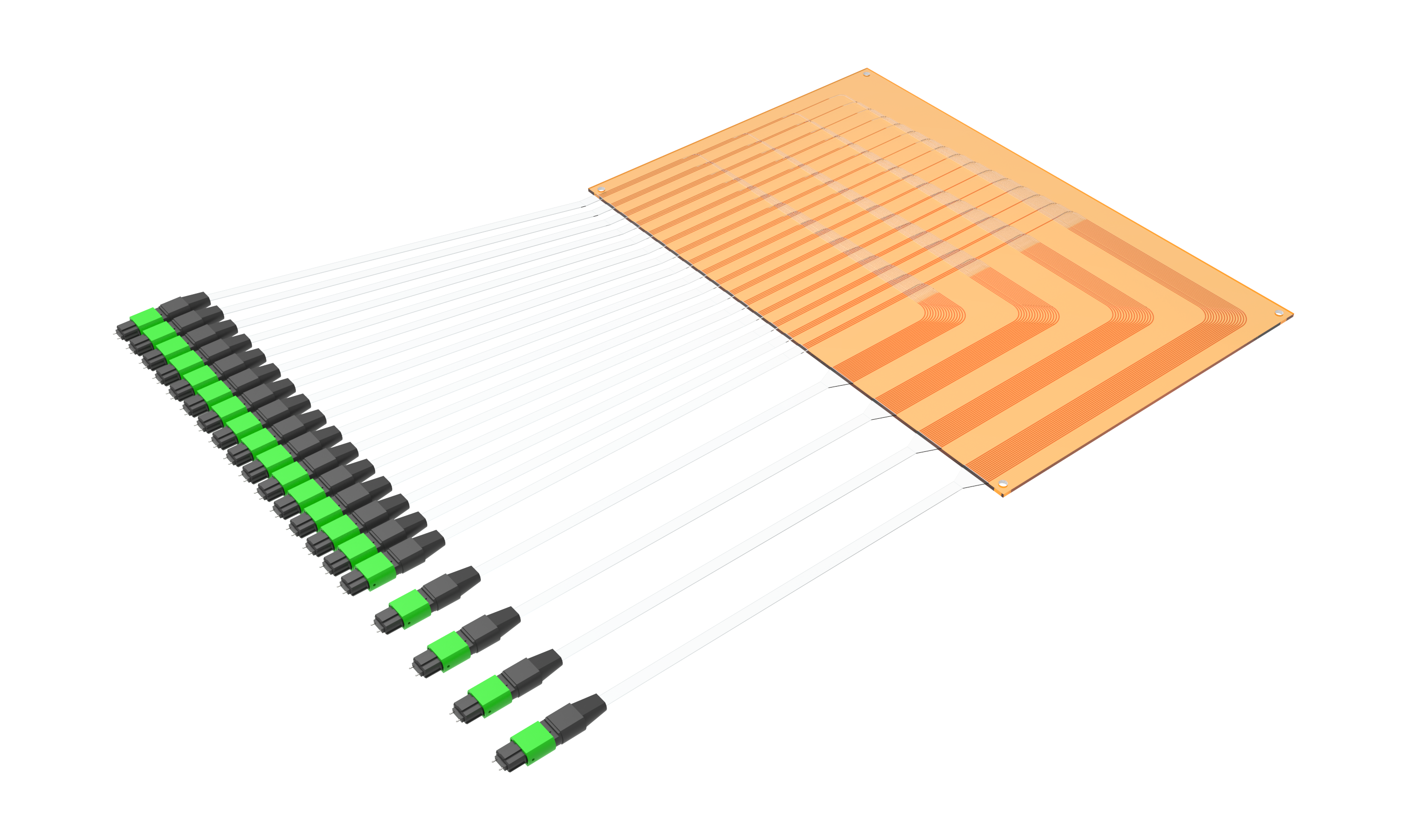 Fiber shuffle chassis
