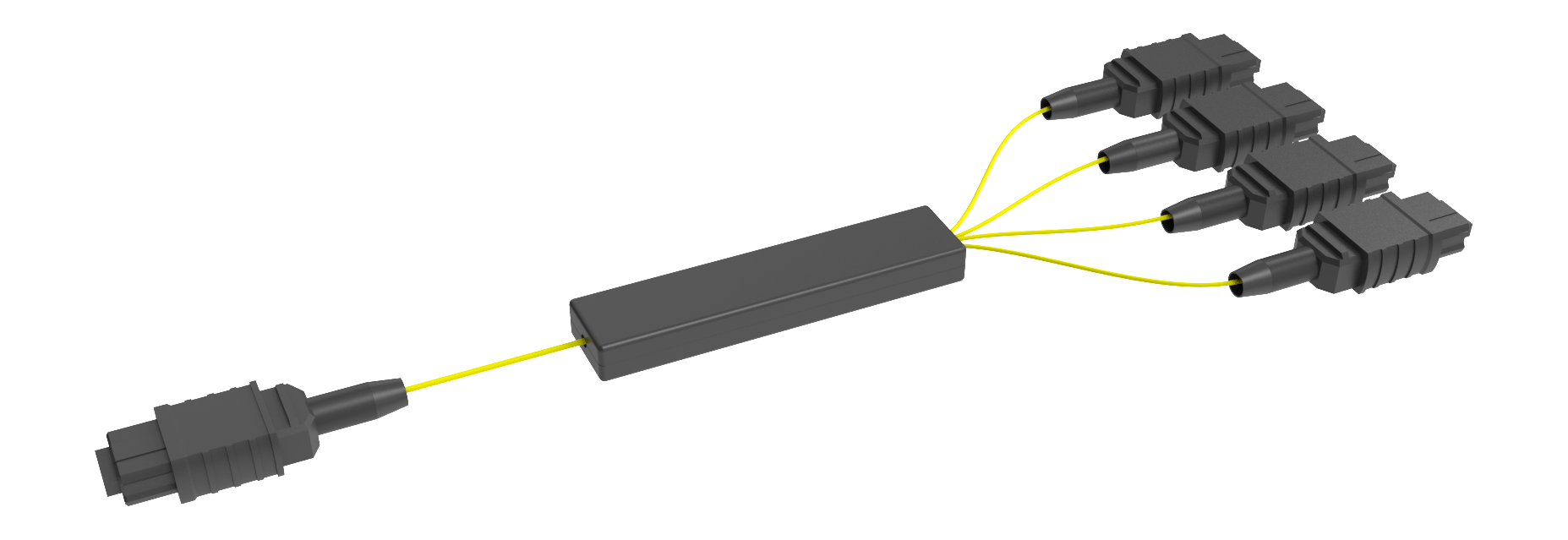 MCF fan-out assembly